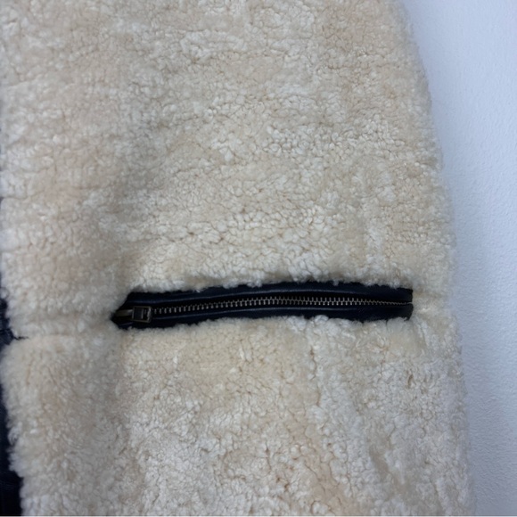 Nicholas K Rare Himalaya Genuine Shearling Sleeveless Coat - Picture 5 of 12